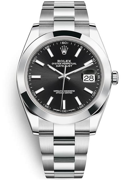 rolex oyster perpetual datejust black|2023 datejust 41mm 126300.